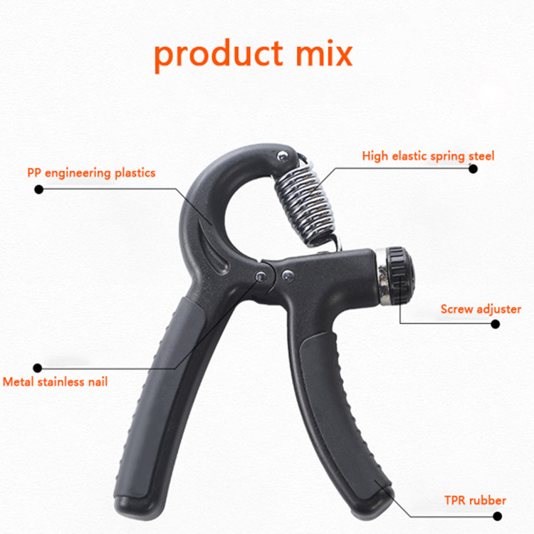 60kg Hand Grip Strengthener Finger Exerciser Grip Strength Trainer New Material Forearm Grip Workout