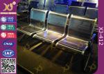 Middle Armrests Available Waiting Area Furniture Bank Chairs Solid Aluminum Arms