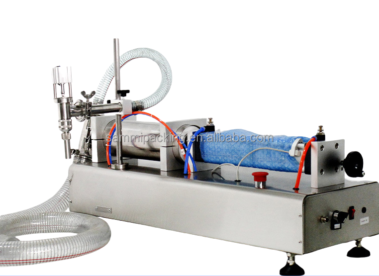 Full Pneumatic Double Head Table Top Liquid Filling Machine with 1% Filling Accuracy