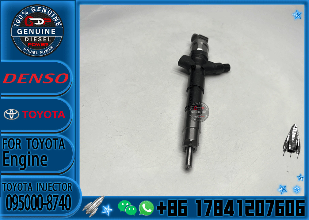 Common Rail Injector 23670-09360 095000-8740 for TOYOTA engine 2KD-FTV