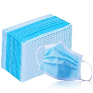 China Respiratory Protection 3ply Non Woven Fabric Mask Elasticated Strap Lightweight wholesale
