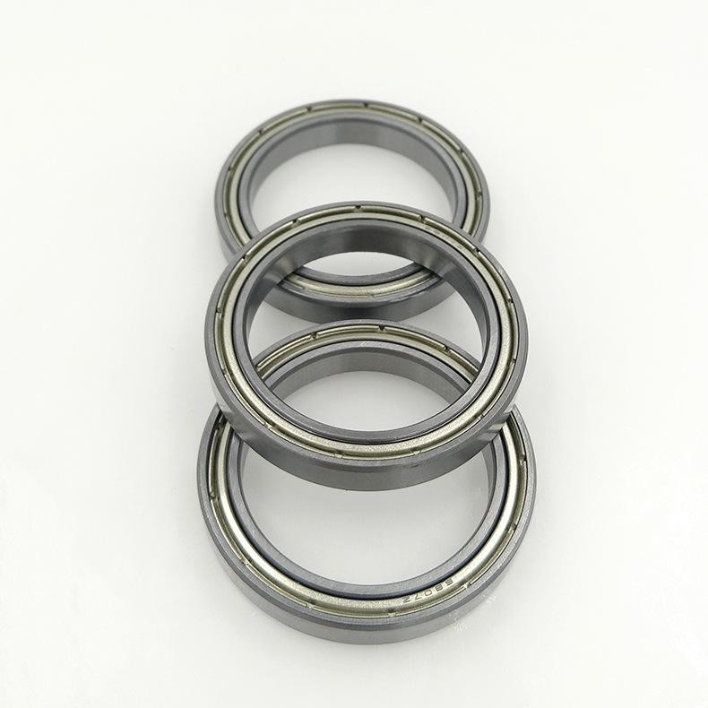 7.99mm Bore Size ZZ 2RS Open 6807 Thin Section Ball Bearings