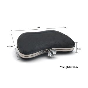 China 305g Butterfly Metal Clutch Frames 20.5*10.5*5cm Iron Minaudiere Frame wholesale