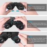 Mini 10X25mm Compact Waterproof Binoculars Telescope With Zoom Lens