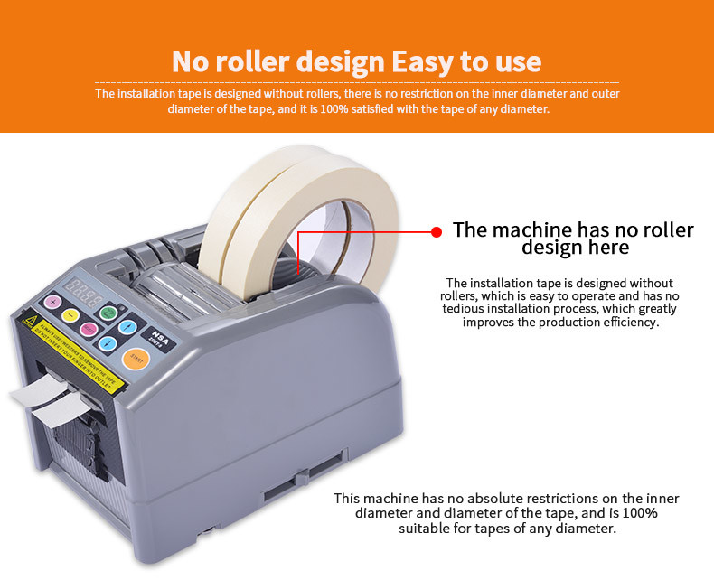 Gummed Automatic Tape Dispenser , CE Kraft Paper Tape Dispenser