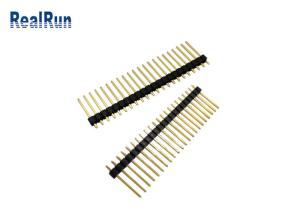 China Gold Plated 10U Straight Header Connector PBT UL94V-0 2.54mm Pitch wholesale