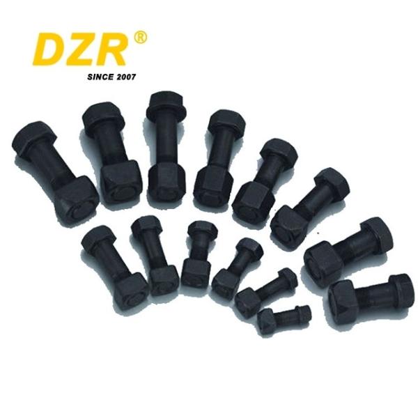 Dozer 12.9 Grade Track Pad Bolt and Nut 2/12'' 2/13'' for Machinery Repair Shops