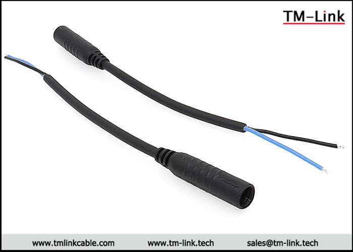 23507 DC male to USB Type-A silicone wire with TPE Jacket custom chargeing cable for headlight