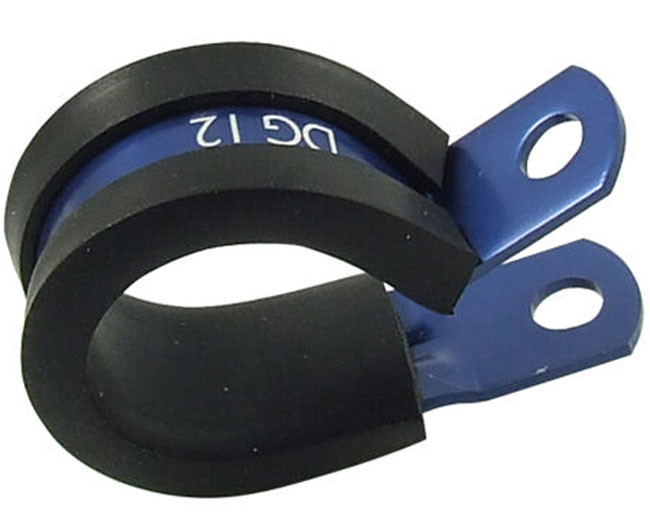 Insulated 3/16 Inch Brake Hose Clips Brake Line Mounting Clamps