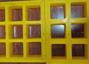 China Mining Dewatering 610mm*610mm Polyurethane Screen Panel wholesale
