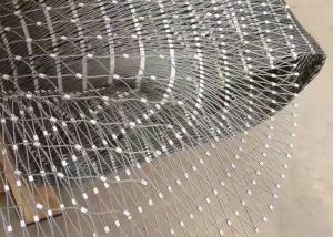 China 4mm Customized Stainless Steel Wire Rope Woven Mesh Non Rusting wholesale