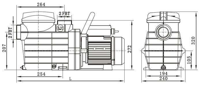 Self Priming Swimming Pool Pumps Corrosive Resistance High Efficiency