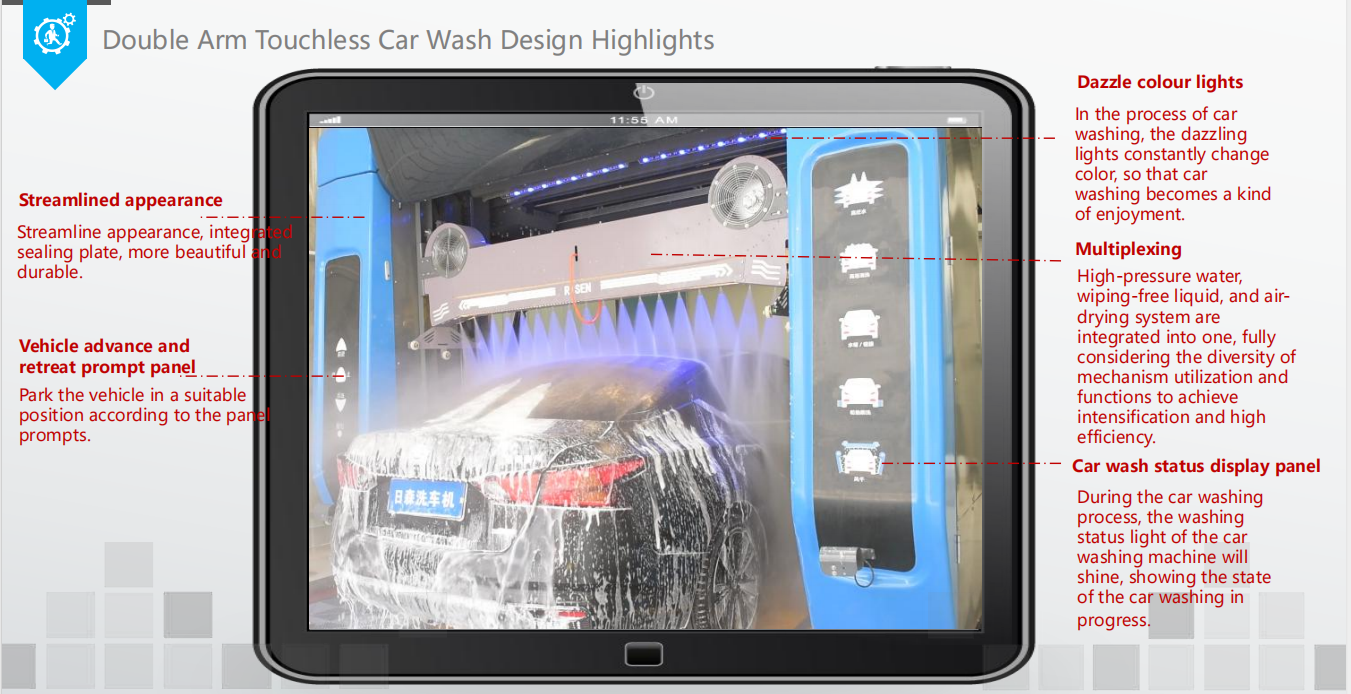 Touchless Car Wash Machine with Payment Term of 30% TT Pre Payment 70% Balance