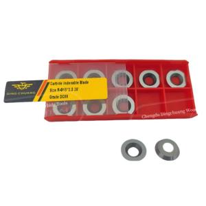 China Tungsten Carbide Round Shaped Planer Blade Woodworking Machinery Parts wholesale