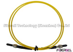 China SM 9/125 Simplex Fiber Optic SMA To SMA Patch Cord With Stainless Steel Ferrule wholesale