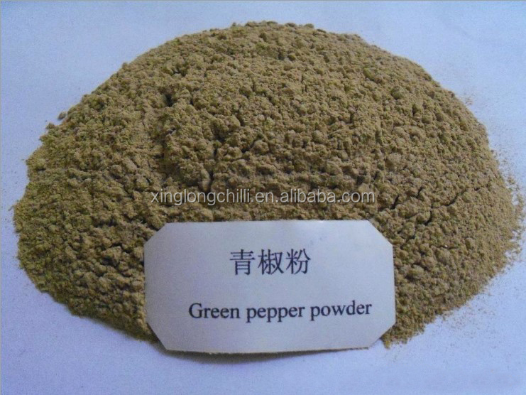 Chinese Factory price green chili powder with high SHU