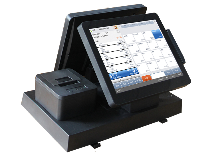 ABS Metal 12 Inch/14 Inch Touch Screen WIN POS Terminal Cash Register for Restaurant