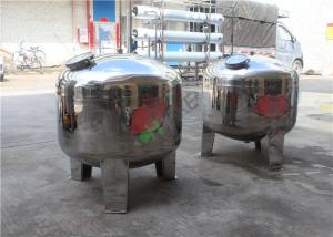 China 1T/2T High Pressure RO Water Storage Tank Stainless Steel Water Vessel For Beer , Milk wholesale