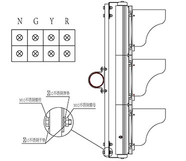 200MM Last Speed ​​2-Aspect RG Pedestrian With R/Y Countdown Timer Road Traffic Light