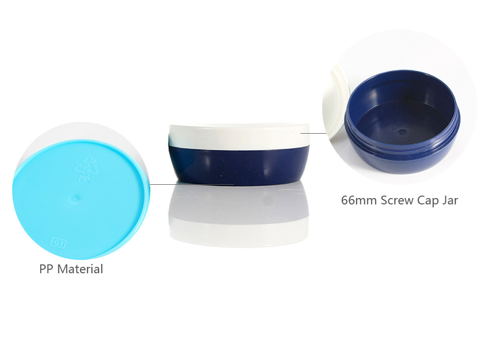 Flat Hair Wax 30ml 40ml Plastic Cream Bottle With Hot Stamping Logo
