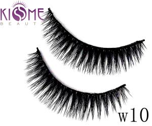 China Handmade Faux Mink Eyelashes Durable 3D Silk Lashes Custom Packaging wholesale