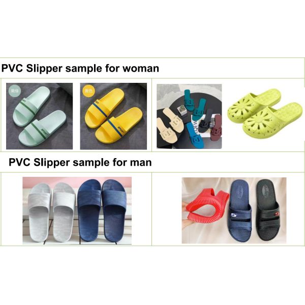 Automatic Blowing Slipper Machine 1 Color Rotary Plastic Footwear Making Machine