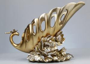 China Plated Resin Decoration Crafts / Wine Bottle Holder As Friend / Business Gift wholesale