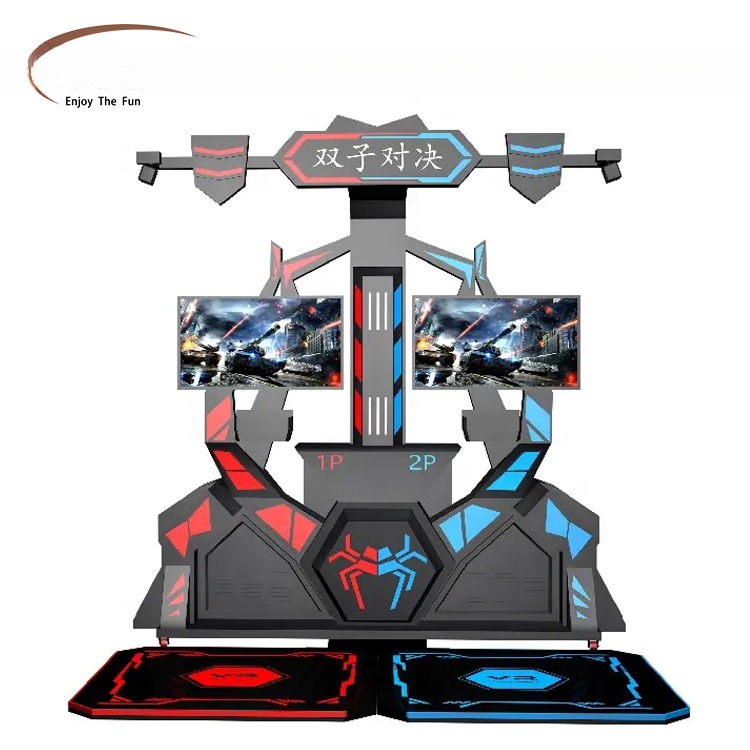 Two Players Virtual Reality Shooting Game Machine 9D Arena Multiplayer VR Shooting