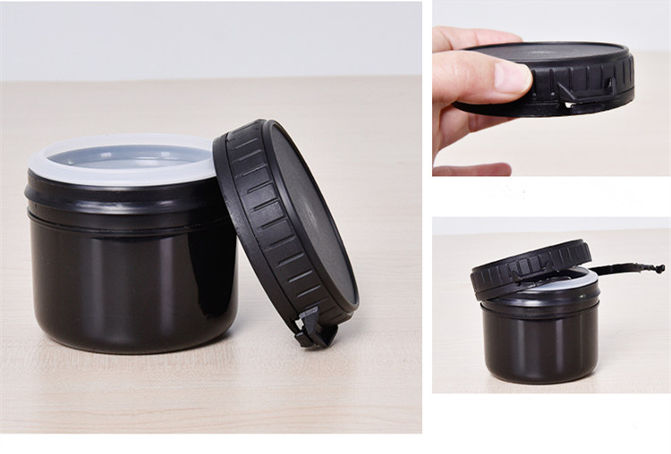 Collar Material HDPE 200ml Plastic Food Grade Storage Boxes Customized Printing