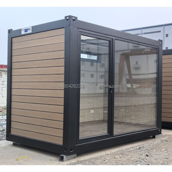 Main Structure Galvanized Steel Square Tubes 10ft 20ft Prefabricated Container Wooden House for Office Assembly House