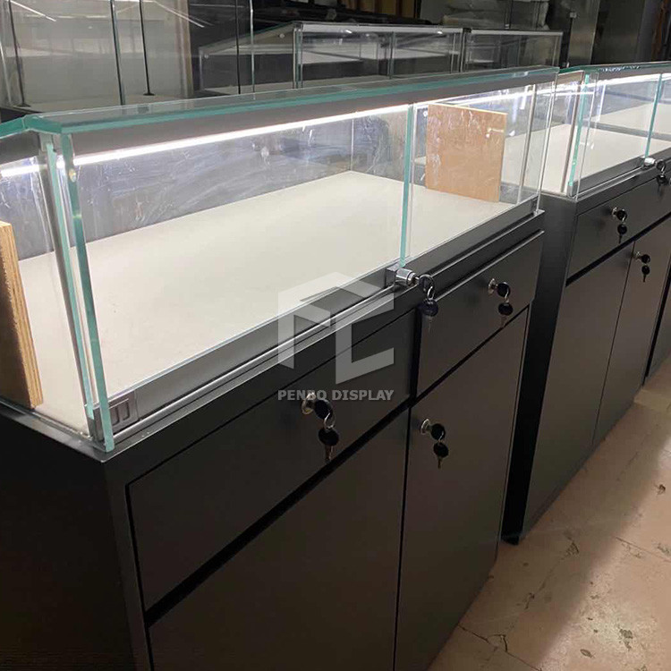 8mm Tempered Glass Museum Display Showcase Monomer Design