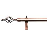 Bronze Rod Finish Windows Curtain Rods 28 To 48 Inches Adjustable