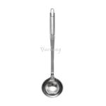 Stianless steel Slotted skimmer soup scoop for kitchen cooking tool