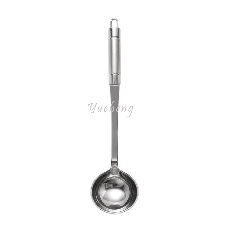 Stianless steel Slotted skimmer soup scoop for kitchen cooking tool