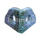 PVC tarpaulin Mossy Inflatable Paintball Bunkers For Paintball Sports