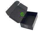 Shipping Mailer Cardboard Jewelry Gift Boxes Black Color Corrugated Die Cut