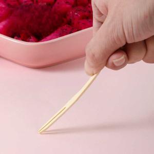 China Sleek Wooden Disposable Utensils Individual Package Disposable Wood Forks wholesale
