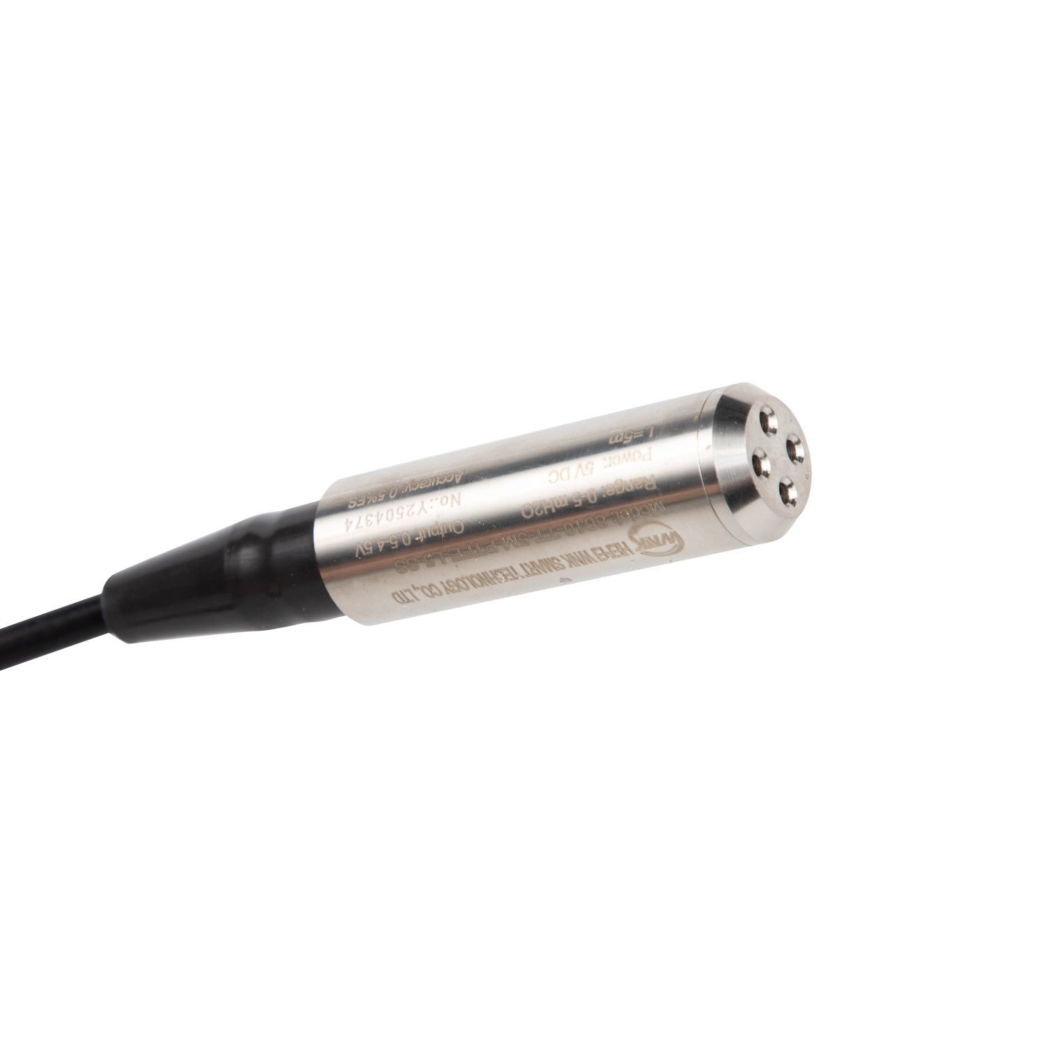 316L Stainless Steel 4-20mA RS485 1-10V Liquid Level Transmitter Submersible Water Diesel Fuel Tank Level Sensors