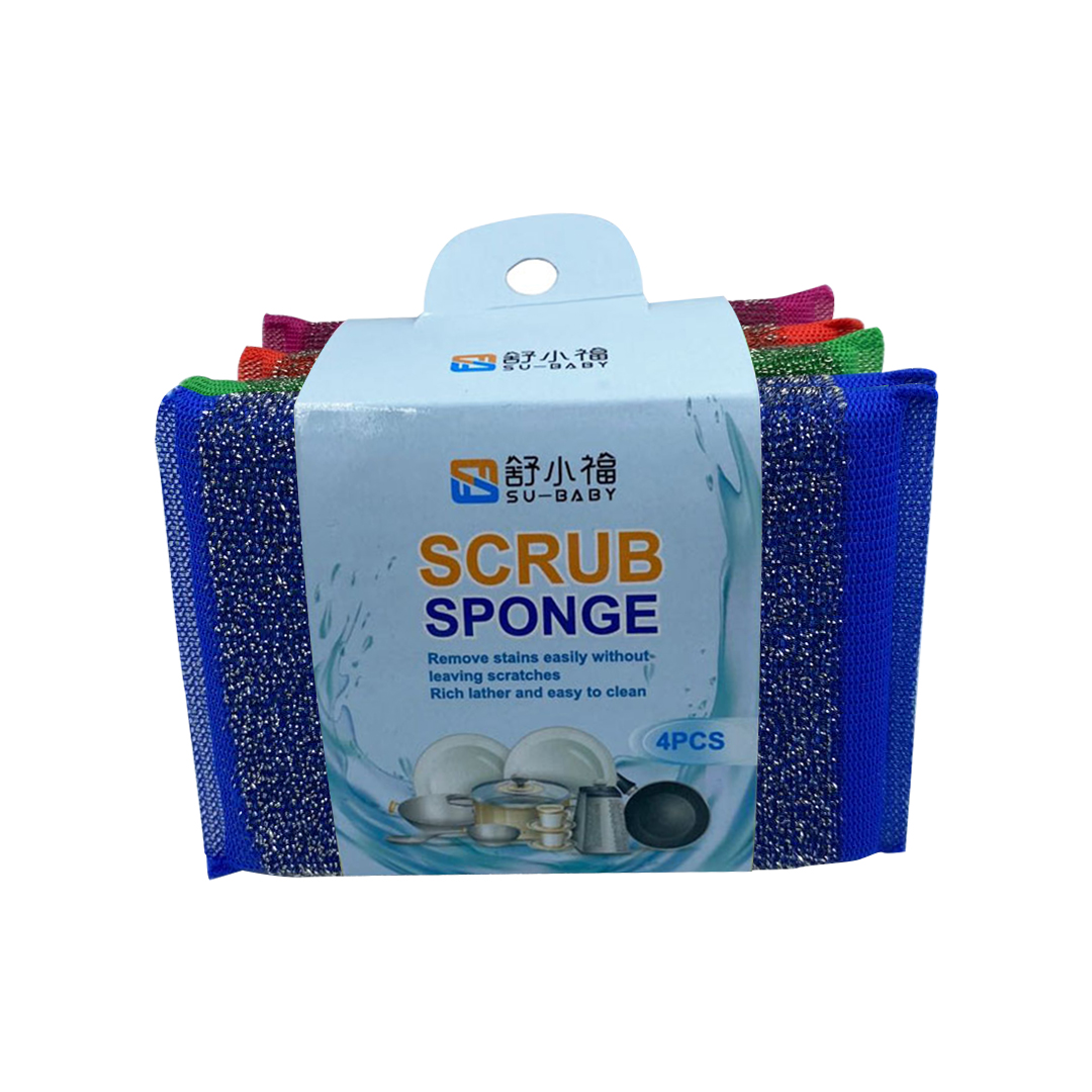 High Strength Stainless Steel Dish Scrubber Corrosion Protection Customizable