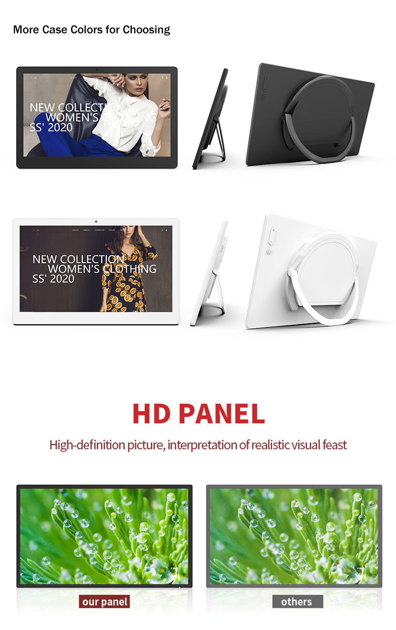 Android 7.1 Hd Media Player Bluetooth 4.0 Lcd Advertising Screen