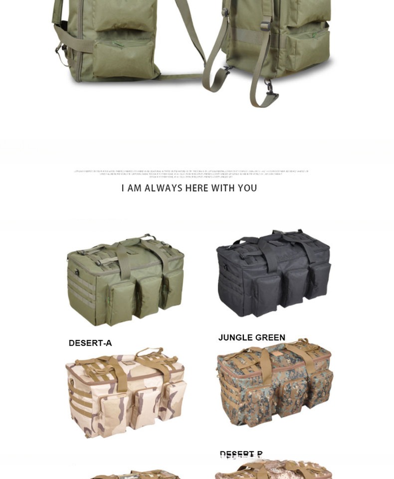 Waterproof Multi-Function Oxford Outdoor Carrying Bag Customized for Adventure Travel