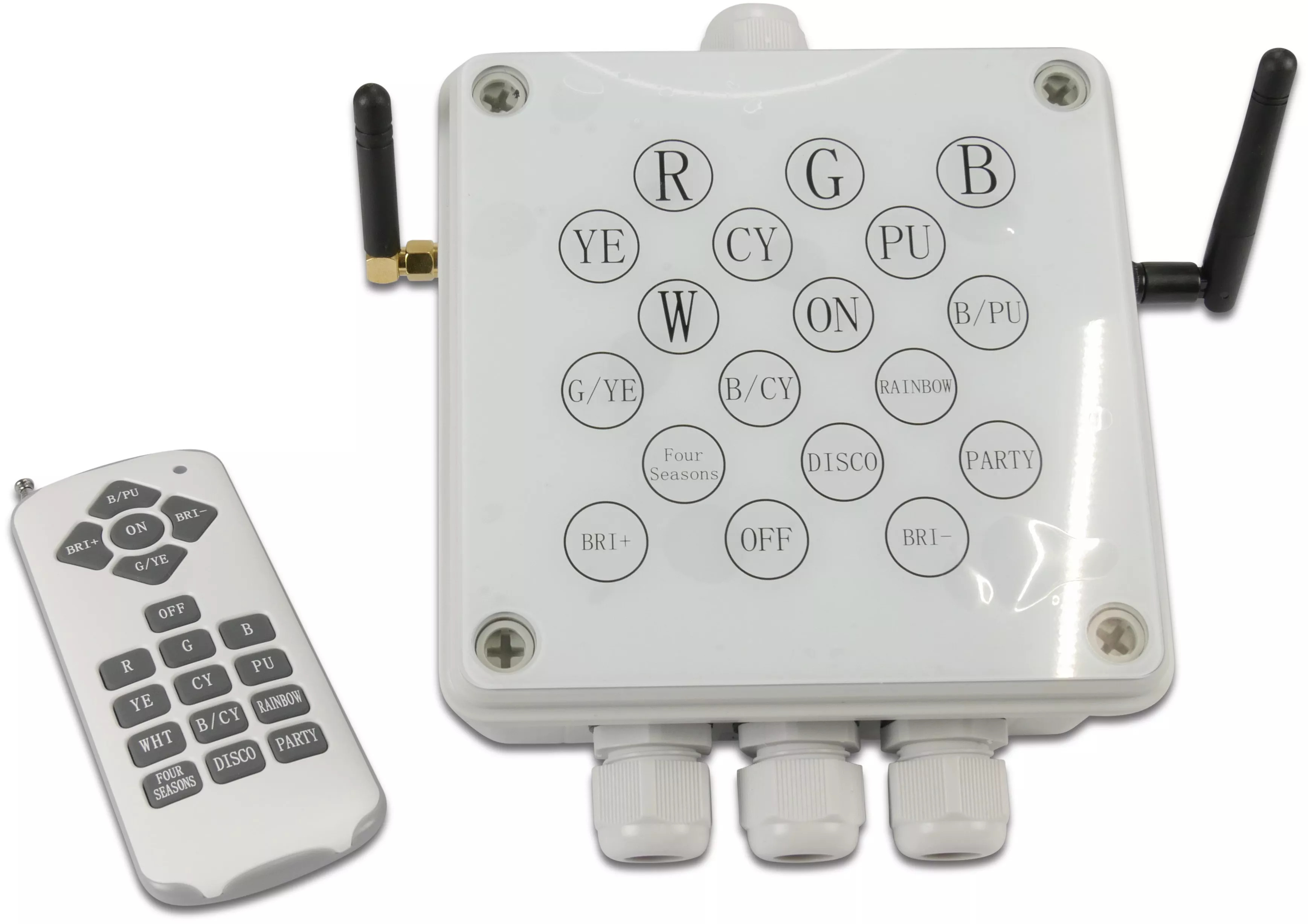 Multipurpose RGB WiFi Pool Light Switch , 350W LED Strip Dimmer Controller
