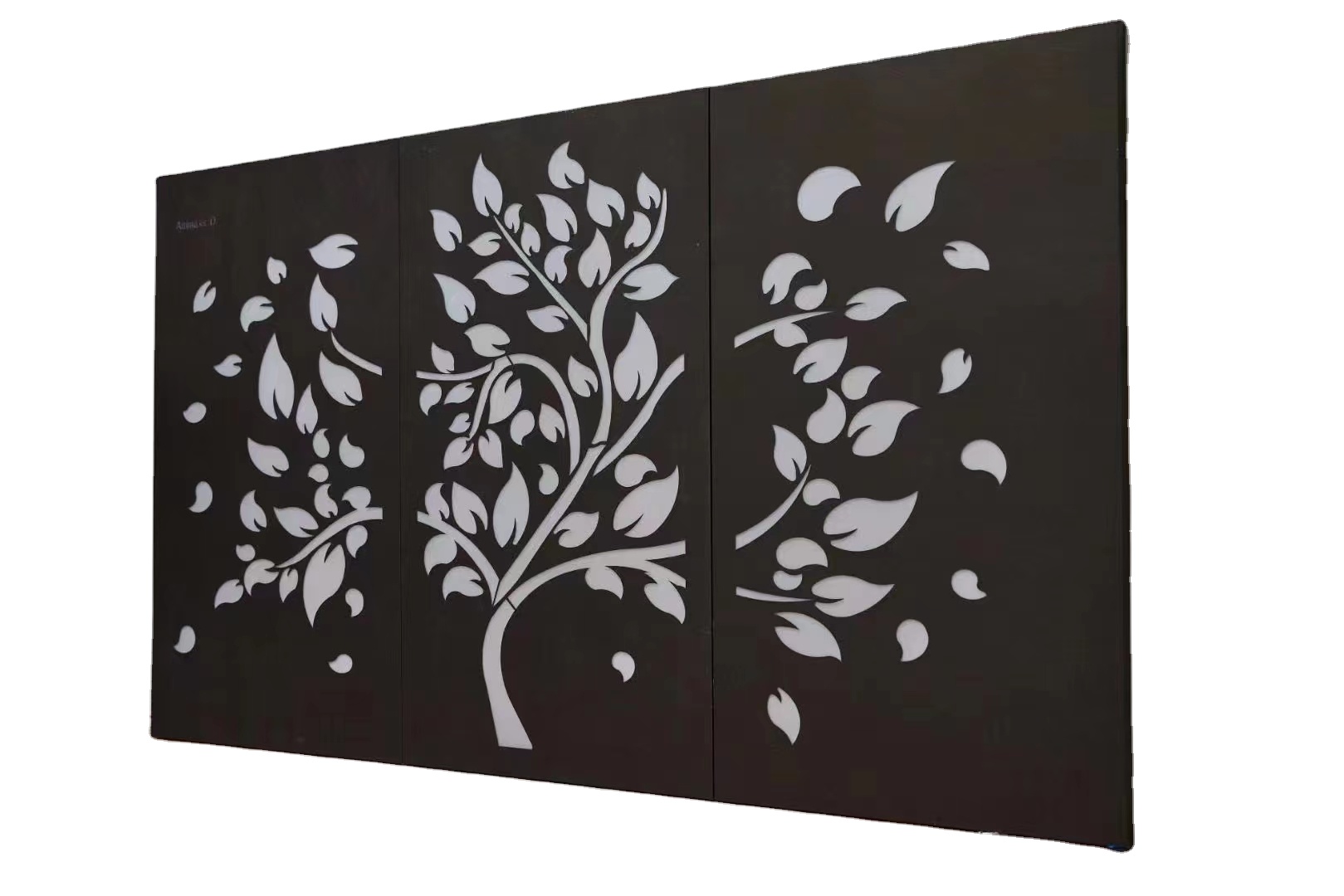 Elegant separation stainless steel room divider wall panels