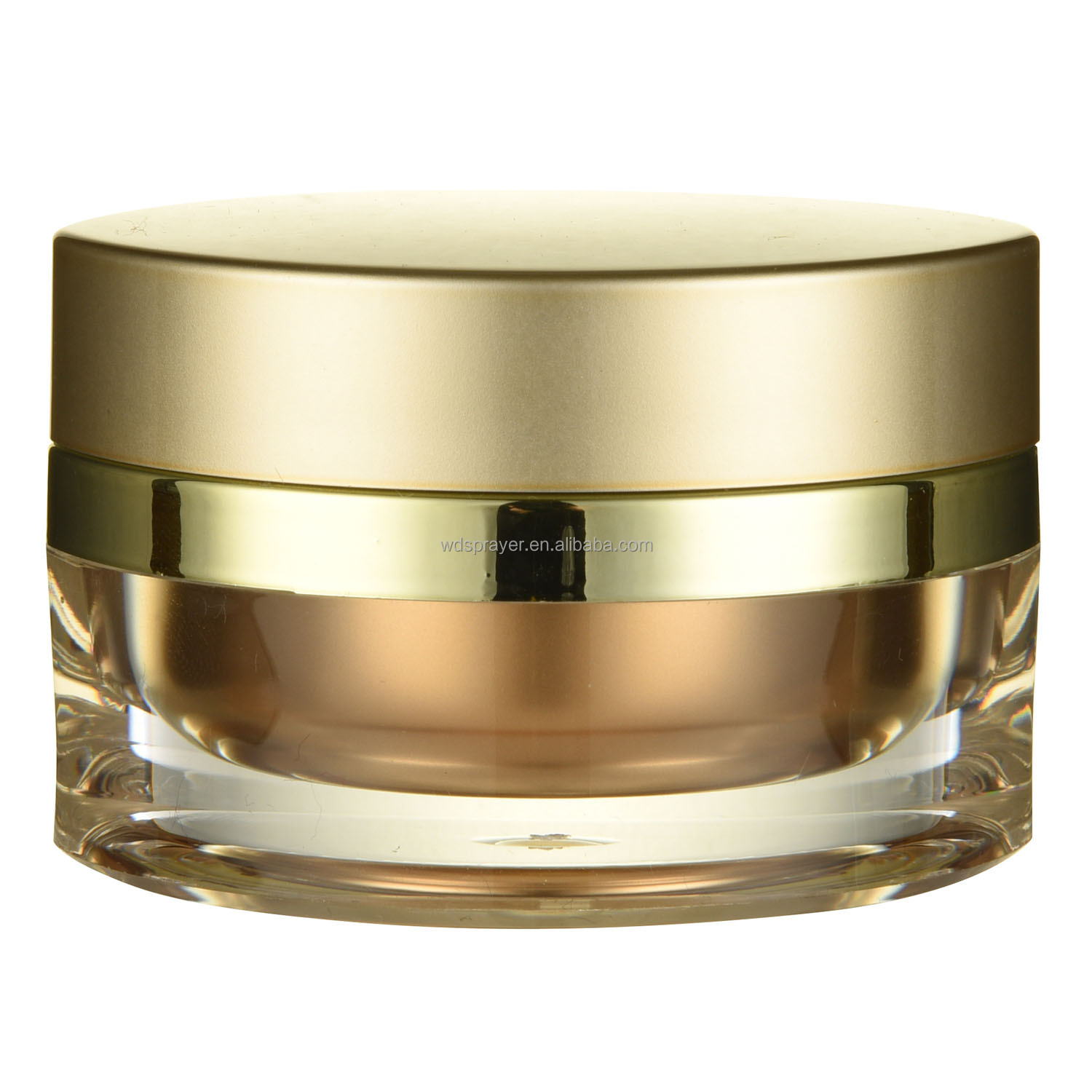 Acrylic Base Material 30g 50g Eye Shape Cream Jar For Beauty Packaging Industrial
