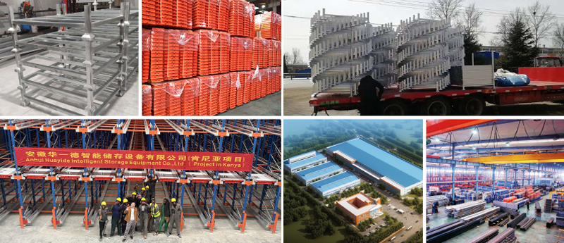 Square Tube Pallet Stacking Rack