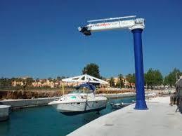 China Wall Mounted Electric Hoist Boat Jib Cranes In Marinas wholesale