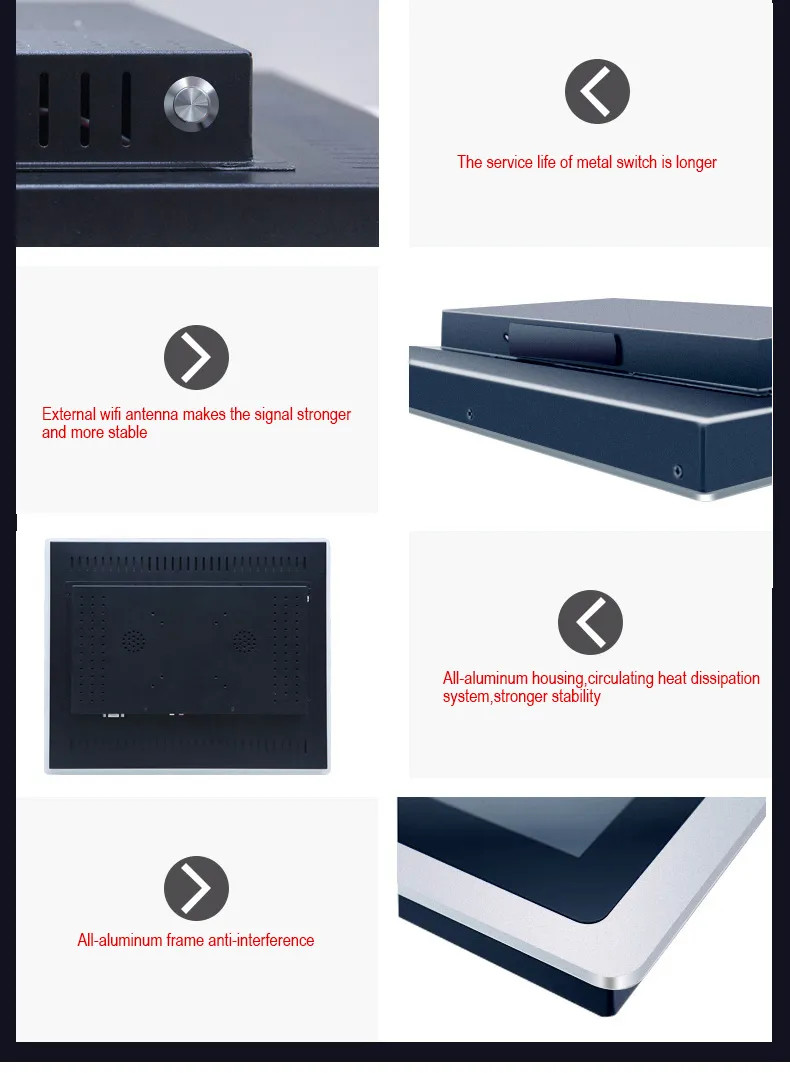 12.1 Inch Multifunction Touch Screen Monitor Industrial Lcd Computer Self Service Kiosk