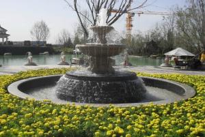 China Stone Fountain Carved Marble Water Fountain for Garden Outdoor (YKOF-3) wholesale