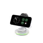 Multi Function RGB Light Portable Wireless Phone Charger Apple Watch Phone