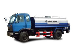 China 10000 L Water Tanker Truck 4X2 Water Bowser Rear Platform And Water Connon wholesale